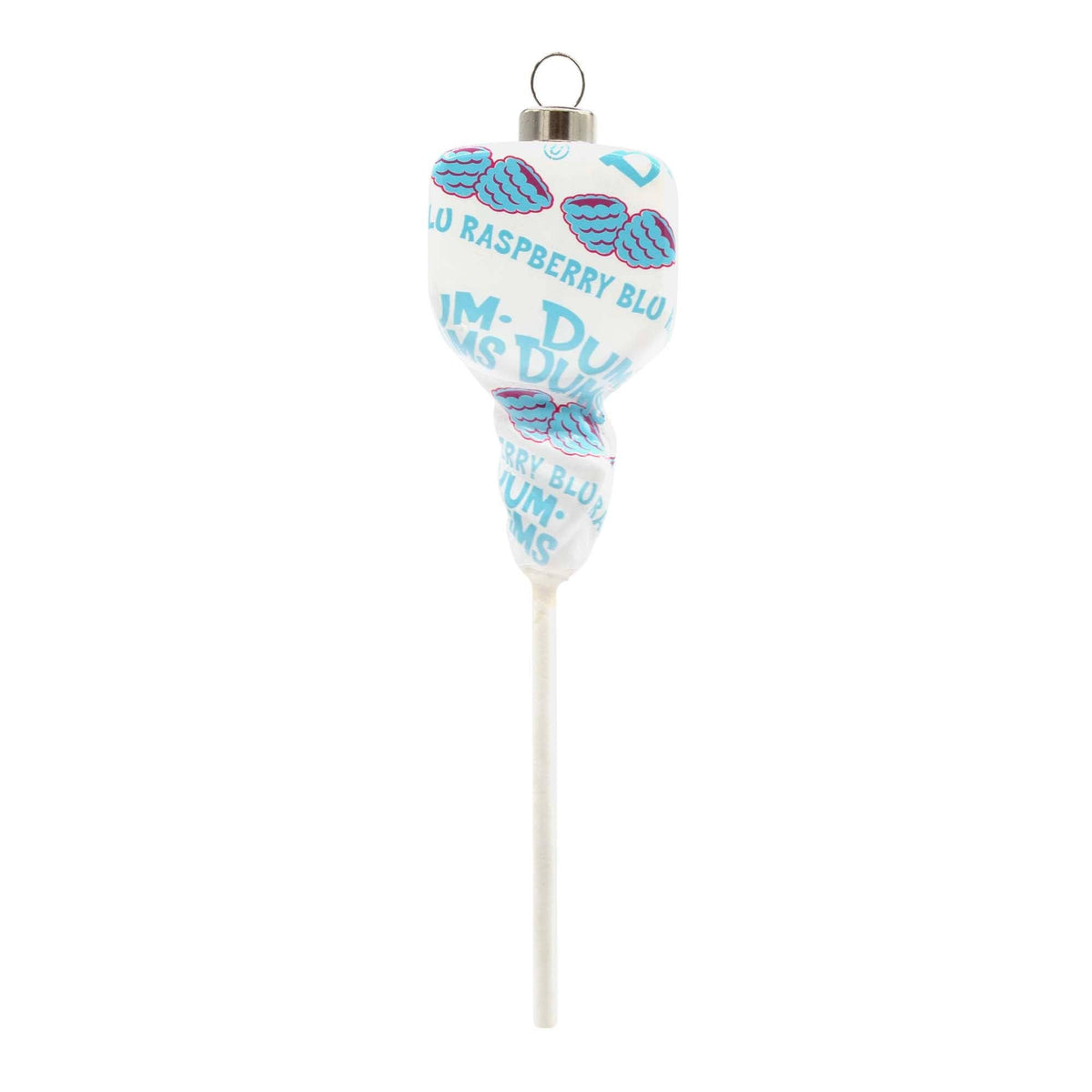 Glass Blu Raspberry Dum-Dums Ornament