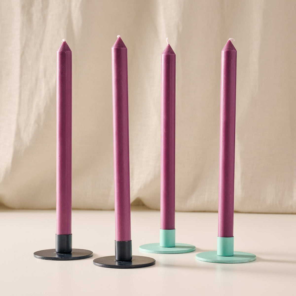 Anget Blackberry Palm Wax Taper Candles-Set of 4