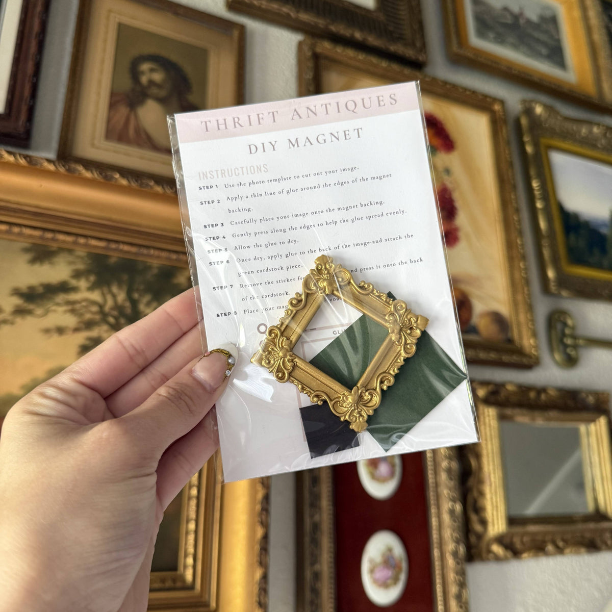 Vintage Style DIY Magnet Craft Kit