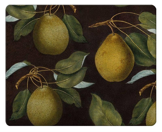 Antique Pears Glass Cutting Board