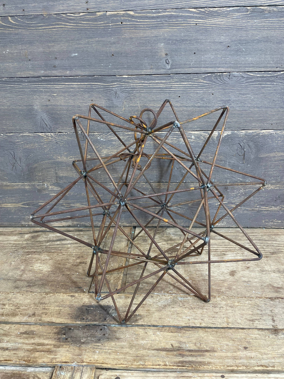 Small Primitive Iron Hanging Star