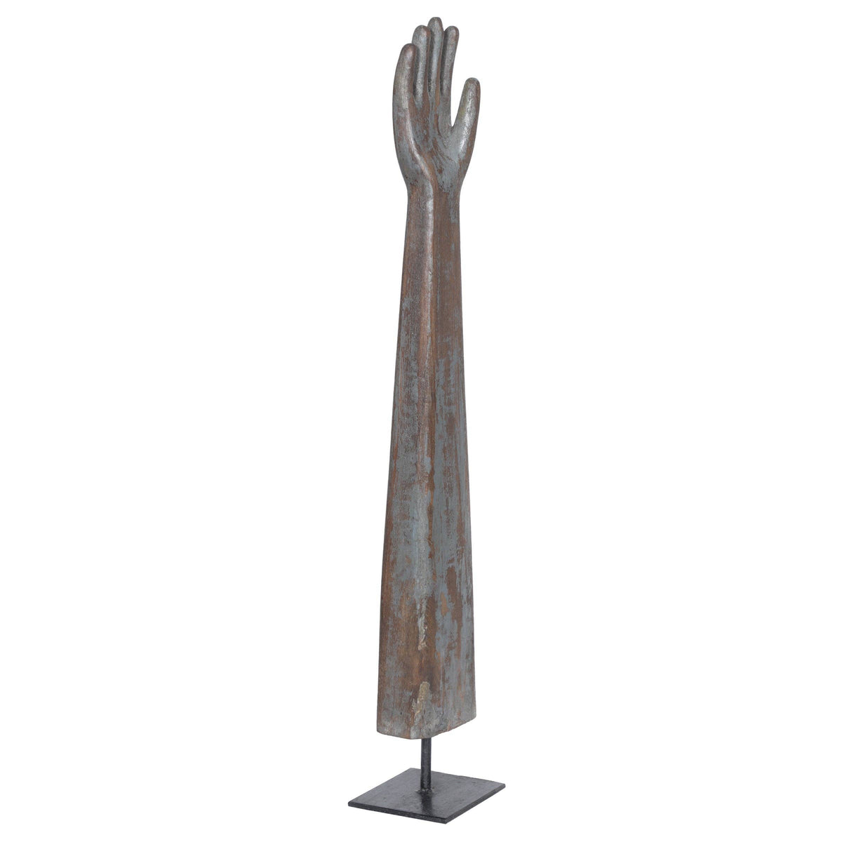 Wooden Glove Mold on Base