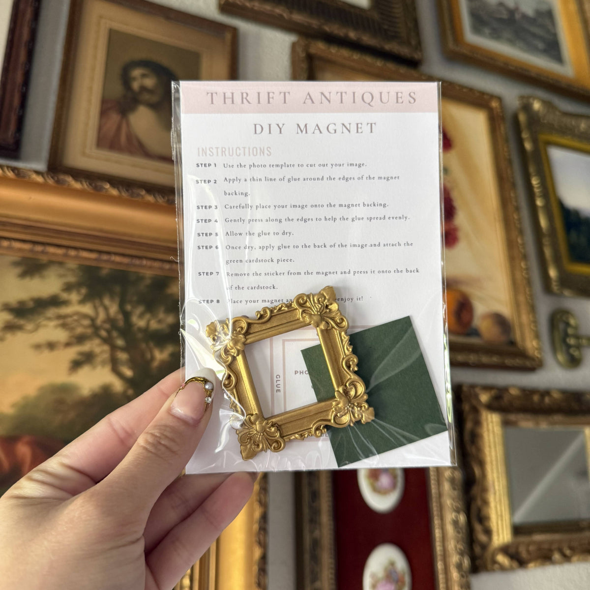 Vintage Style DIY Magnet Craft Kit