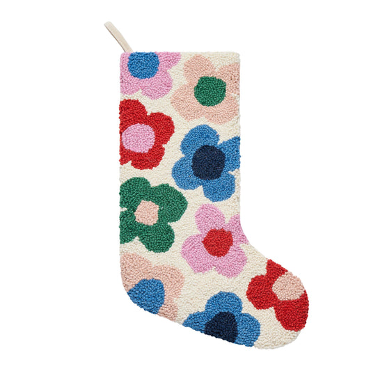 Floral Toss Hook Stocking