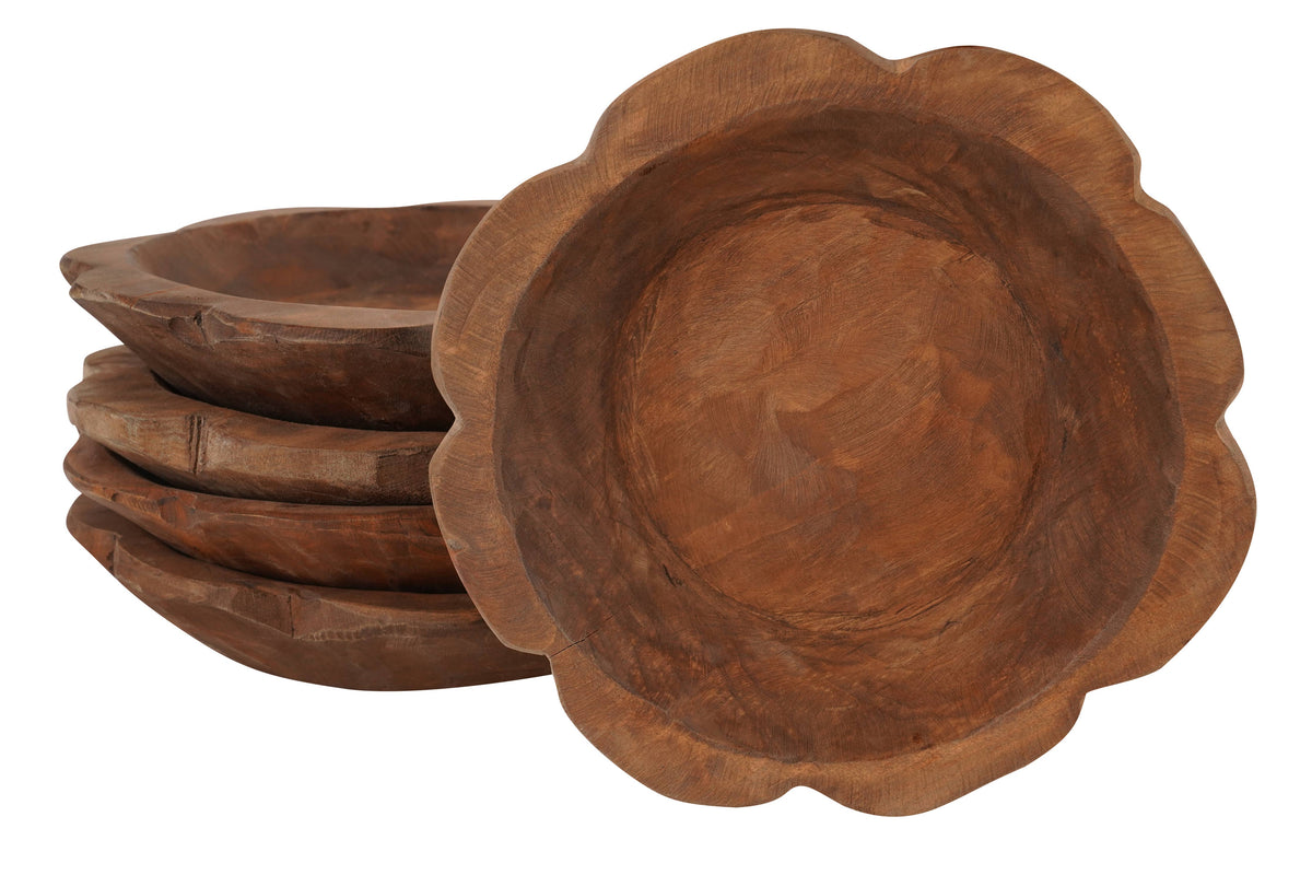 Flower Dough Bowl- Waxed