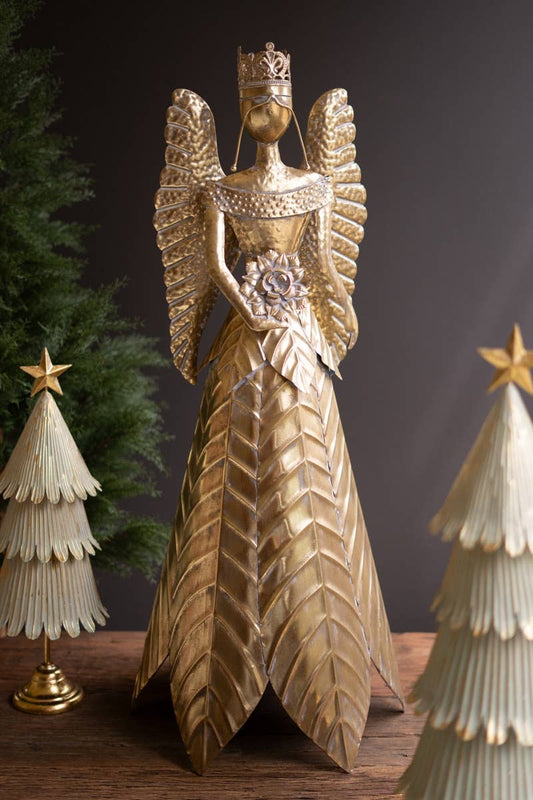 Large Metal Christmas Angel