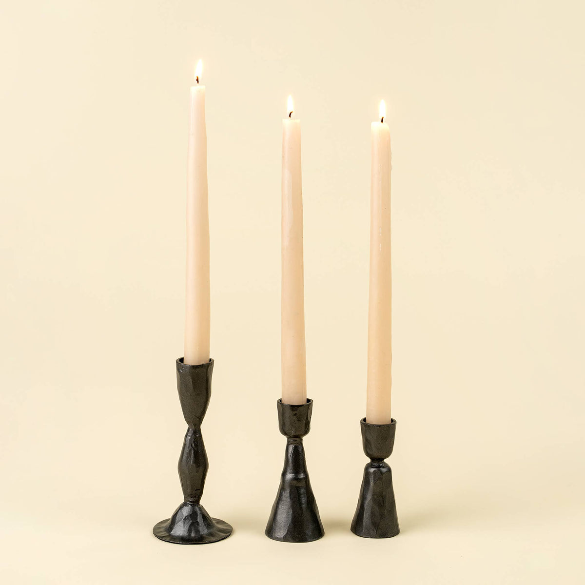 Zora Forged Candlestick- Small