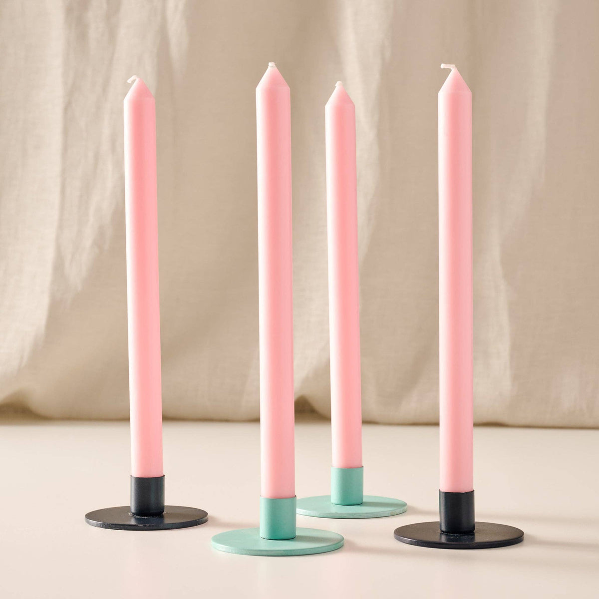 Anget Ginger Palm Wax Taper Candles - Set of 4
