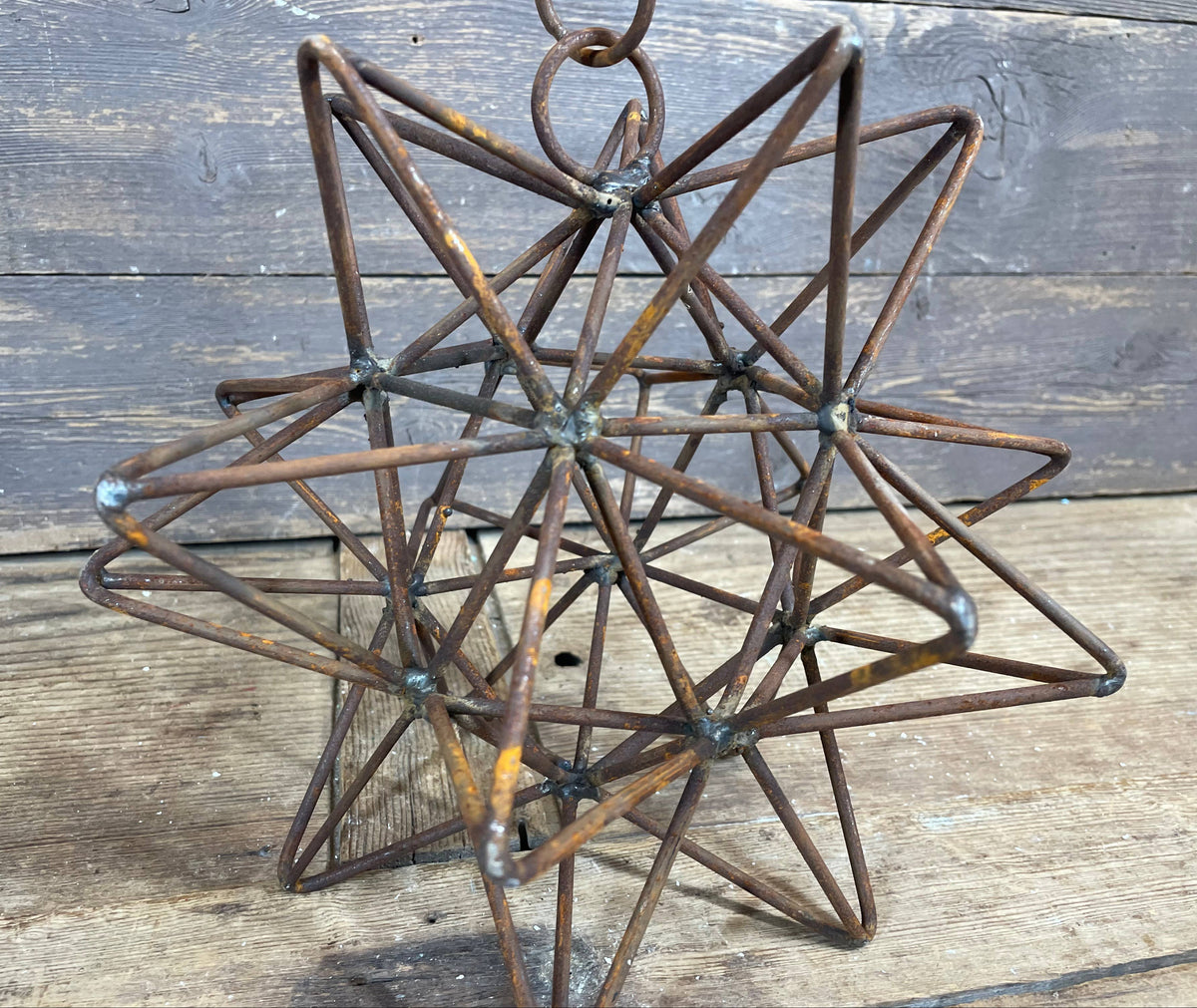 Medium Primitive Iron Hanging Star