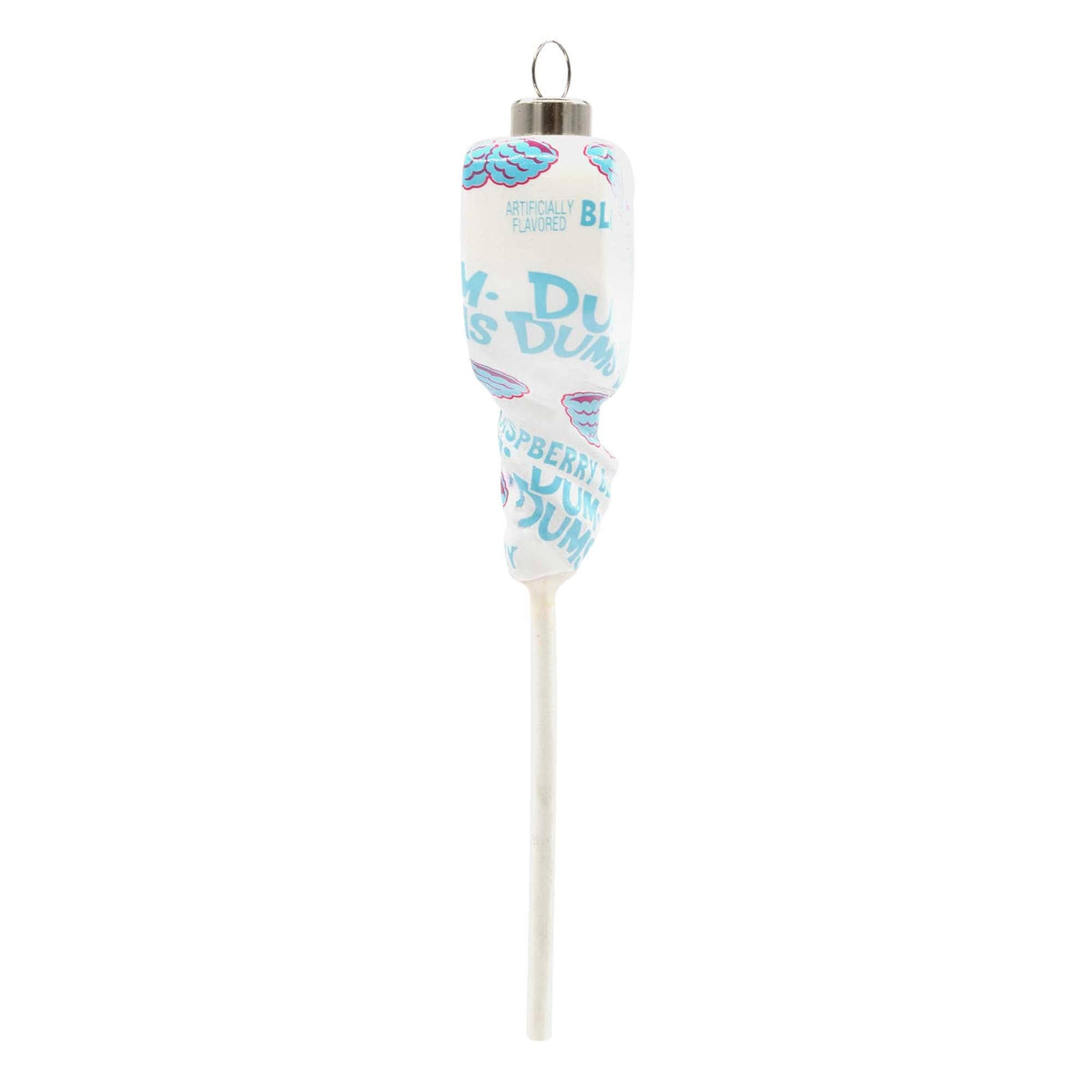 Glass Blu Raspberry Dum-Dums Ornament