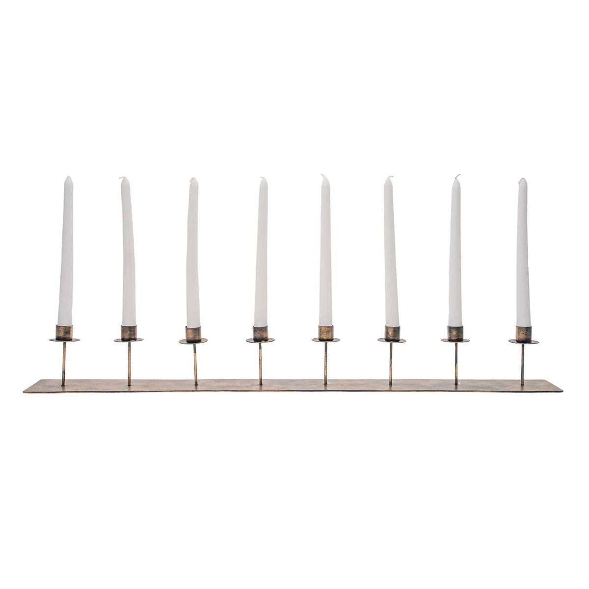 Henrie 8 Taper Candle Holder Brass