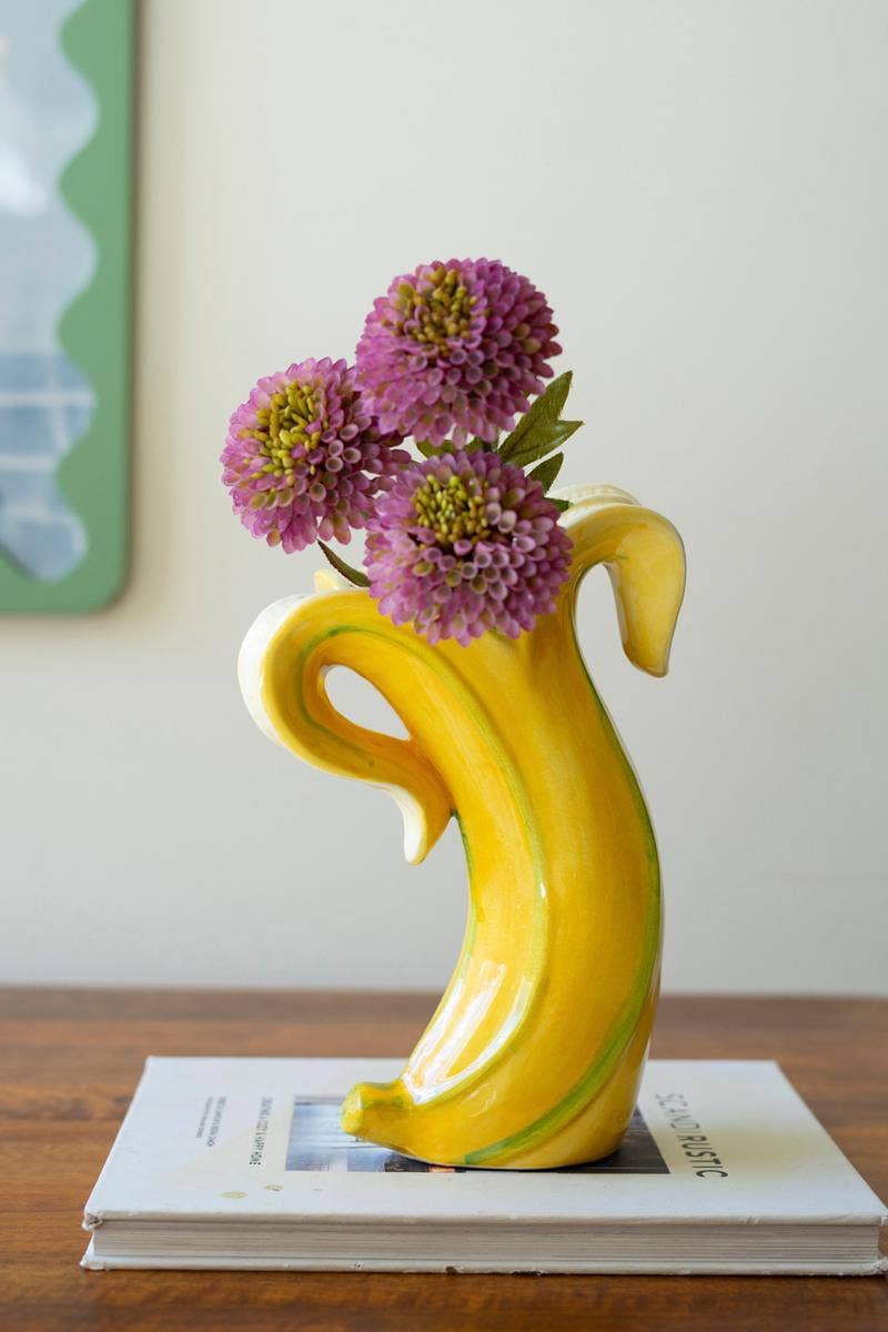 Ceramic Banana Vase