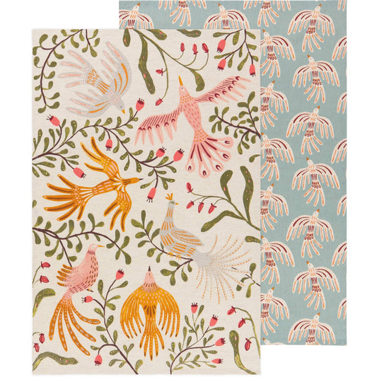 Plume Linen Cotton Dishtowels- Set of 2