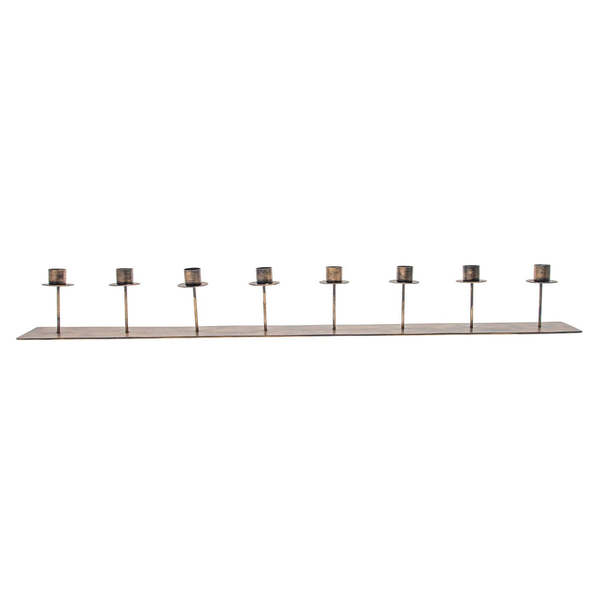 Henrie 8 Taper Candle Holder Brass