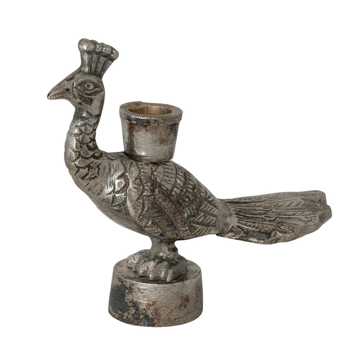 Peacock Taper Holder