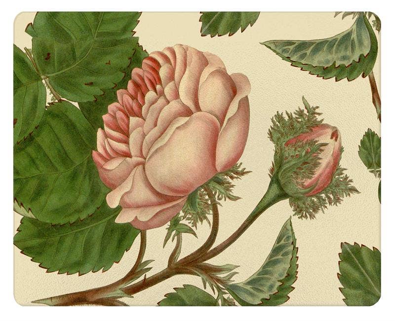 Antique Rose Glass Cutting Board