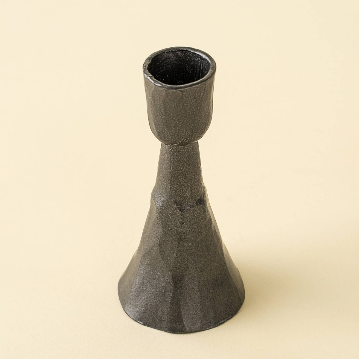 Zora Forged Candlestick- Medium