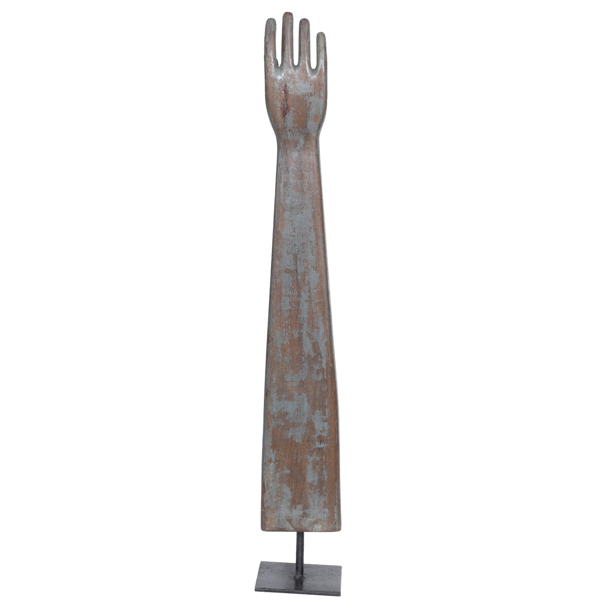 Wooden Glove Mold on Base