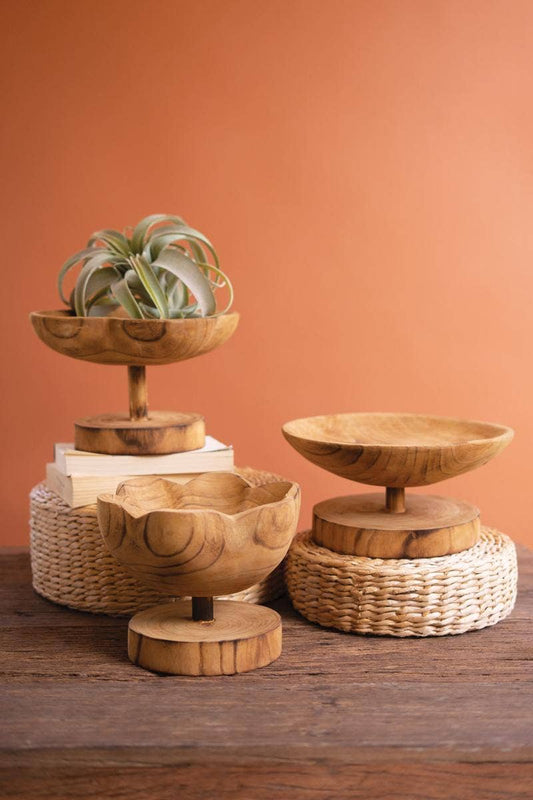 Small Wooden Compote