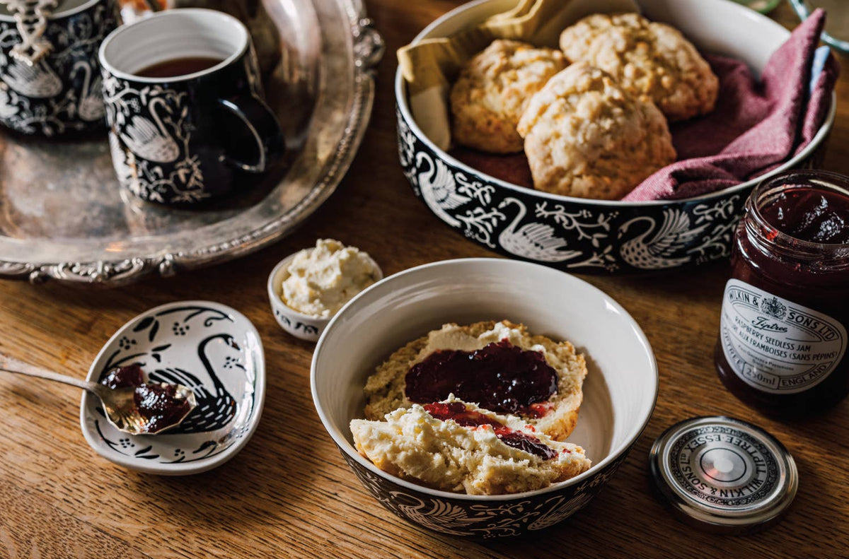 Swan Song Imprint Serving Bowl