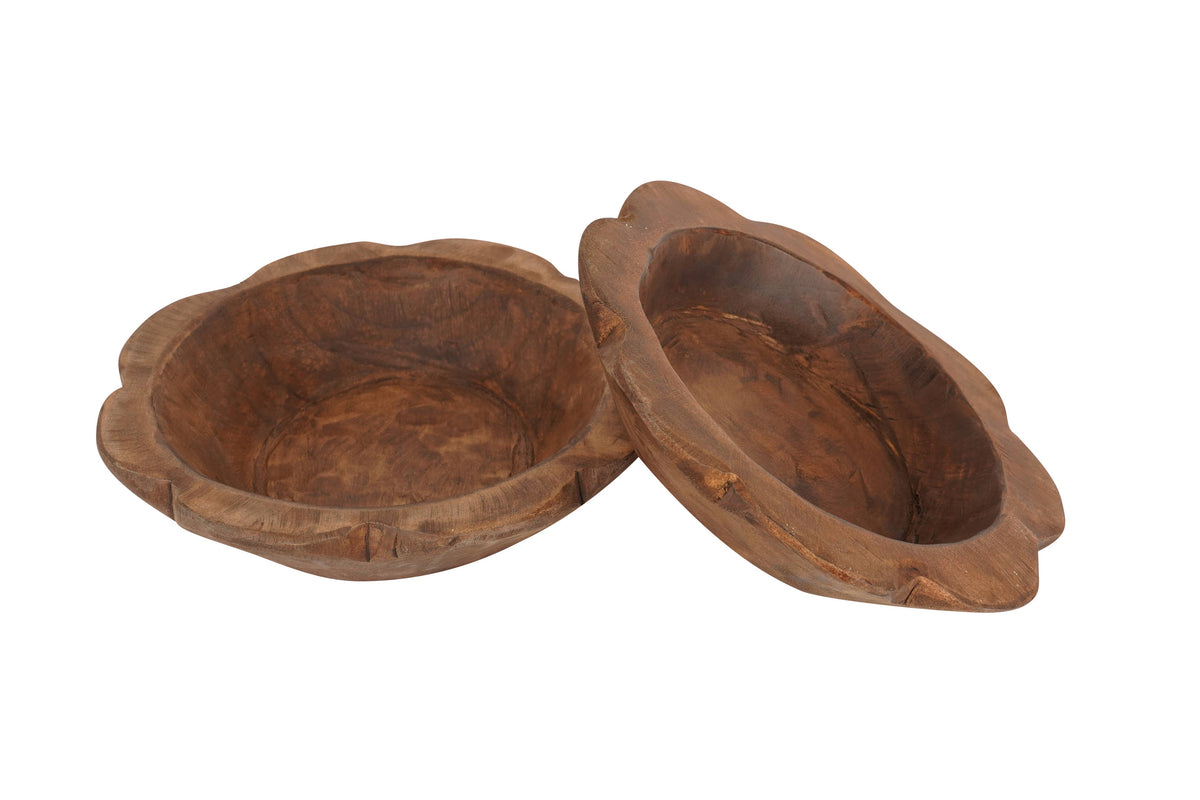 Flower Dough Bowl- Waxed