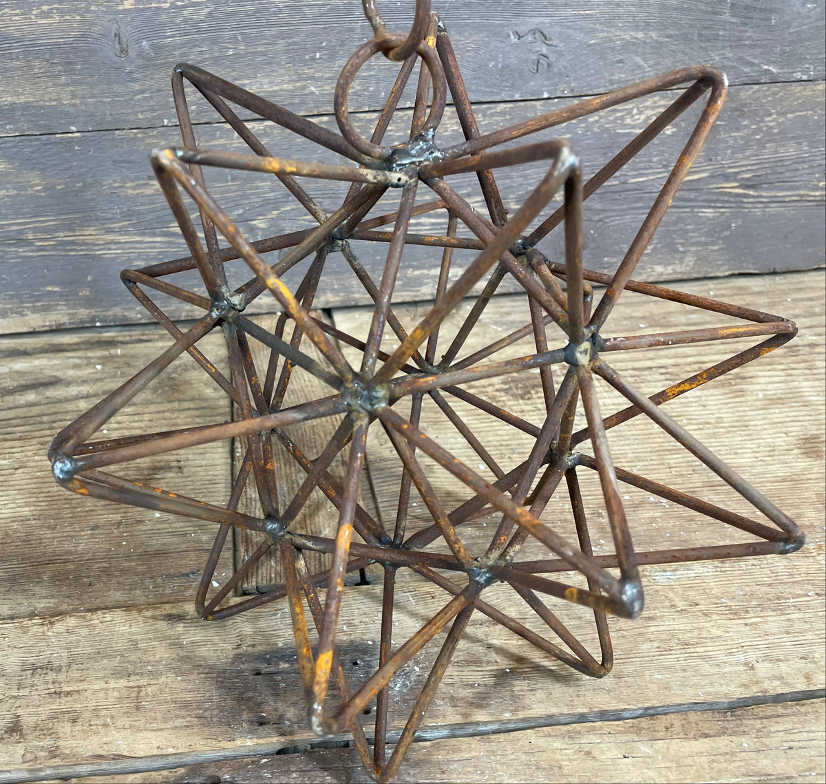 Medium Primitive Iron Hanging Star