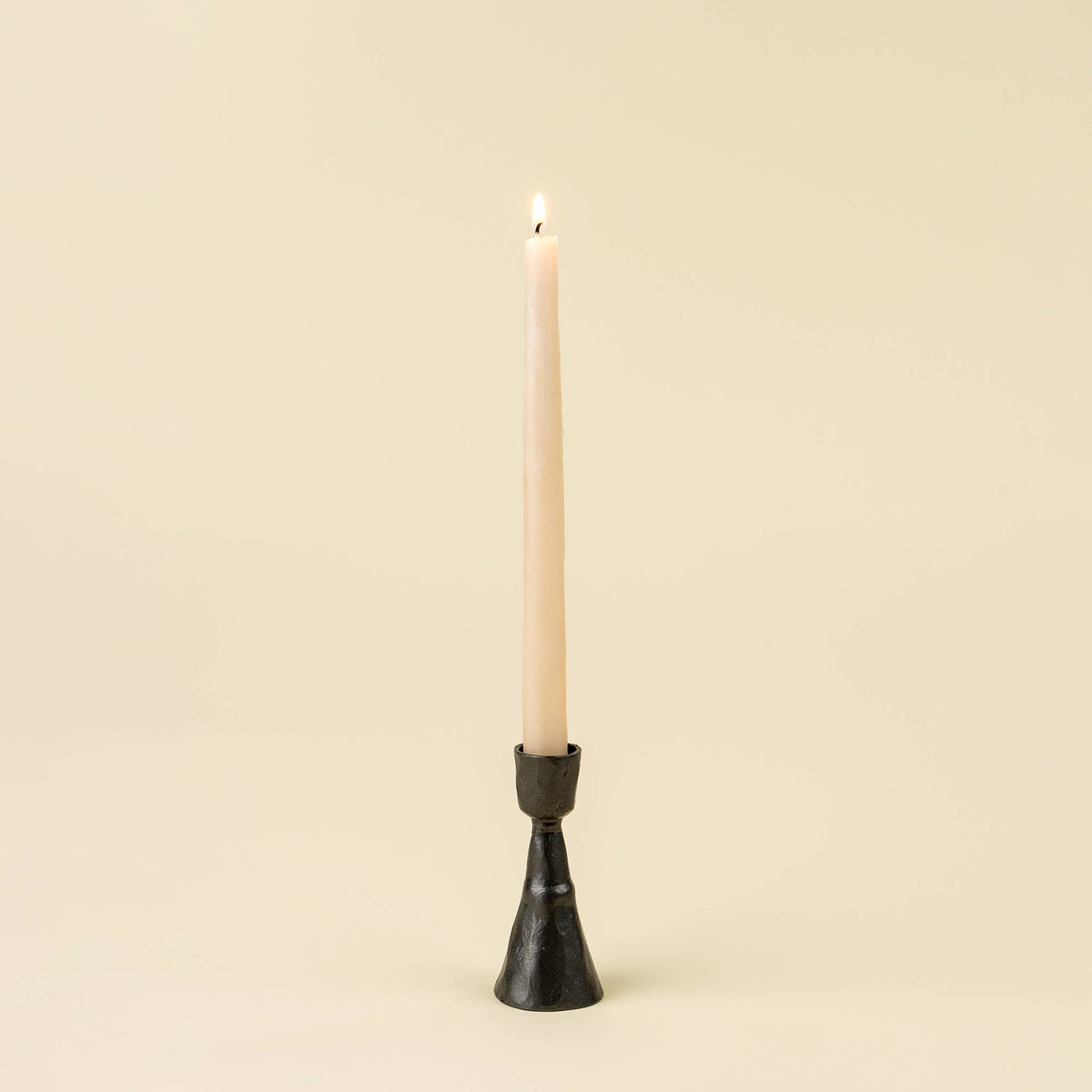 Zora Forged Candlestick- Medium