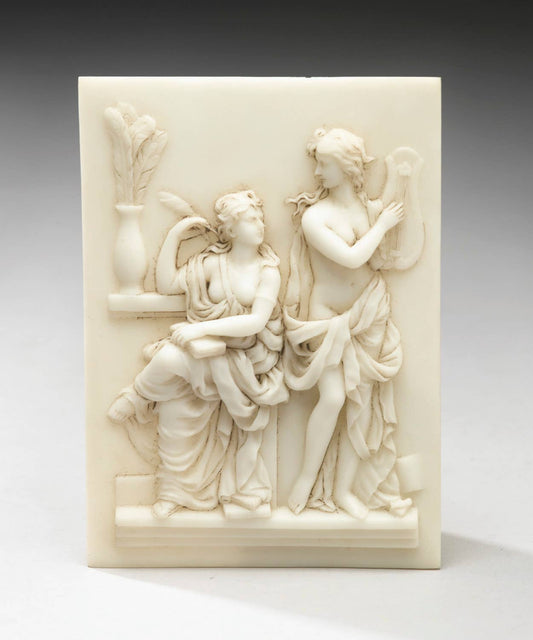 Classical Bas Relief Plaque, 5 x 7